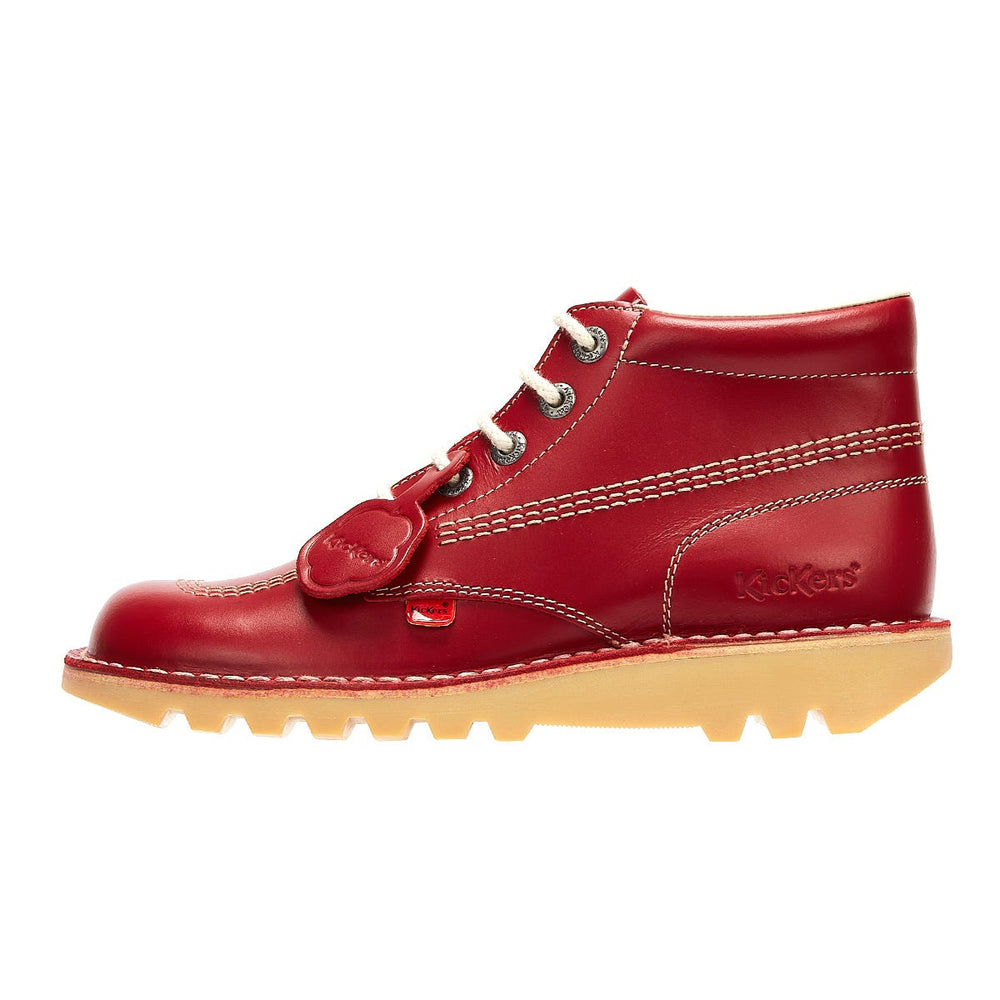 Kickers Kick Hi Men's Red Leather Boots