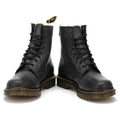 Dr. Martens Womens Black Burnished Wyoming Serena Boots