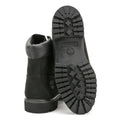 Timberland Mens Black Premium 6 Inch Nubuck Leather Boots