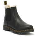 Dr. Martens Womens Black Burnished Wyoming Leonore Boots