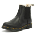 Dr. Martens Womens Black Burnished Wyoming Leonore Boots