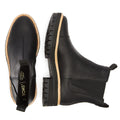TOMS Dakota Leather Womens Black Boots