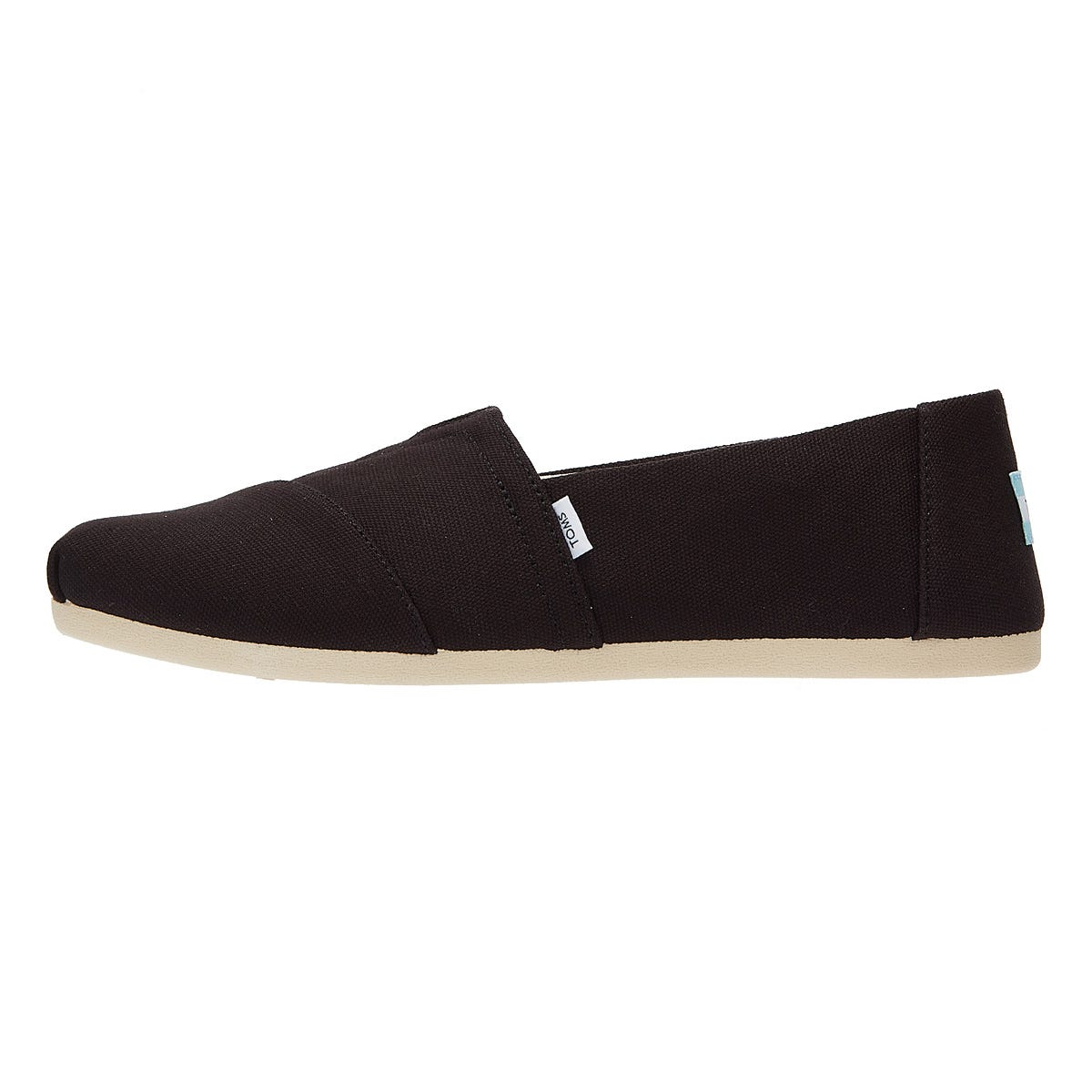 TOMS Alpargata Cotton Canvas Womens Black Espadrilles