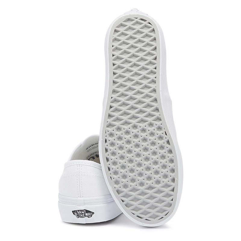 Vans Authentic Womens White Canvas Trainers