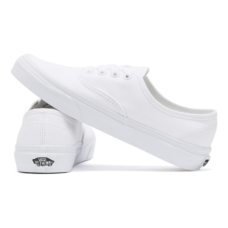 Vans Authentic Womens White Canvas Trainers