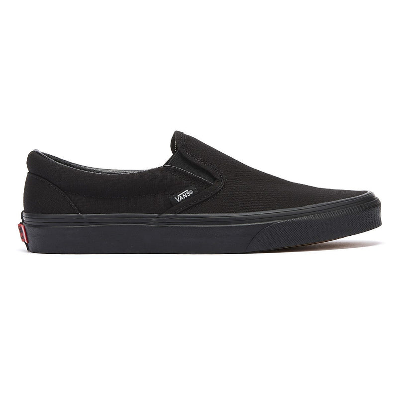 Vans Classic Slip on Womens Black Canvas Trainers